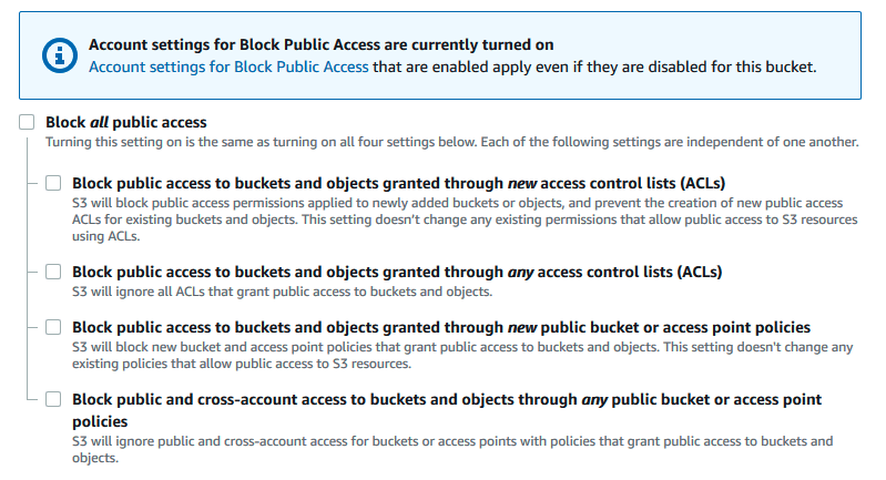 Host Static Website in AWS S3