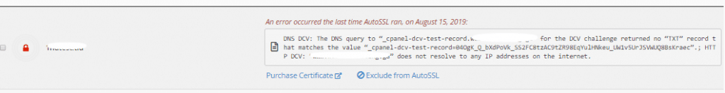 Cpanel AutoSSL