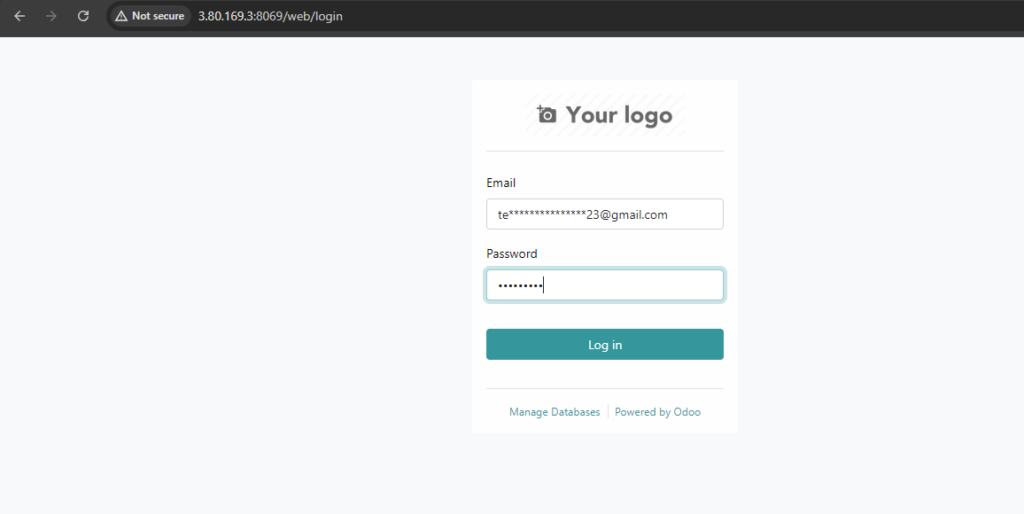 How to Install of Odoo 16 on Ubuntu 22.04 | Login page