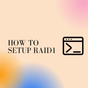 How to setup RAID1